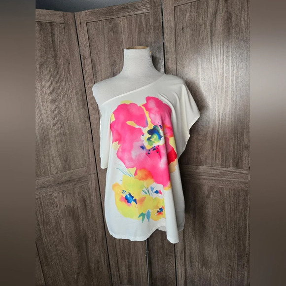 Lucy & Laurel Tops - Rose flower women blouse shirt